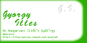 gyorgy illes business card